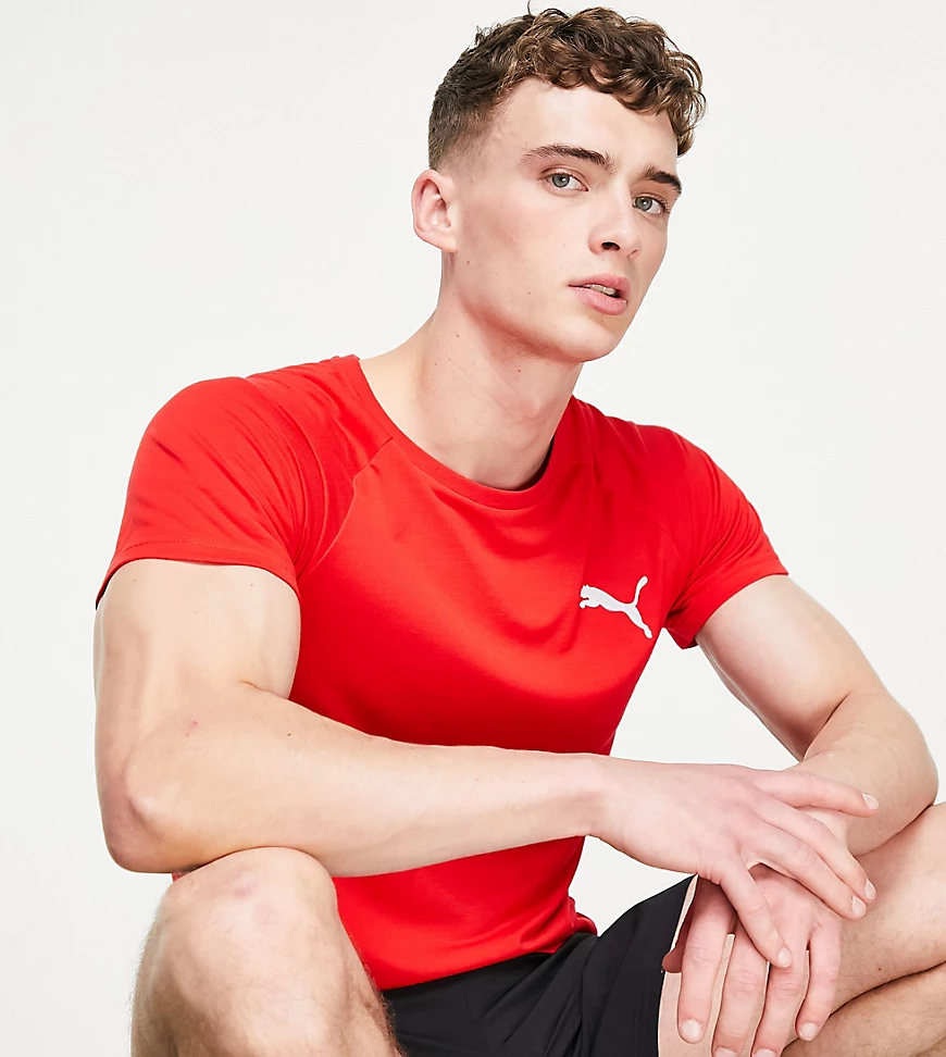 Puma Active – Rotes Oberteil mit Logo günstig online kaufen