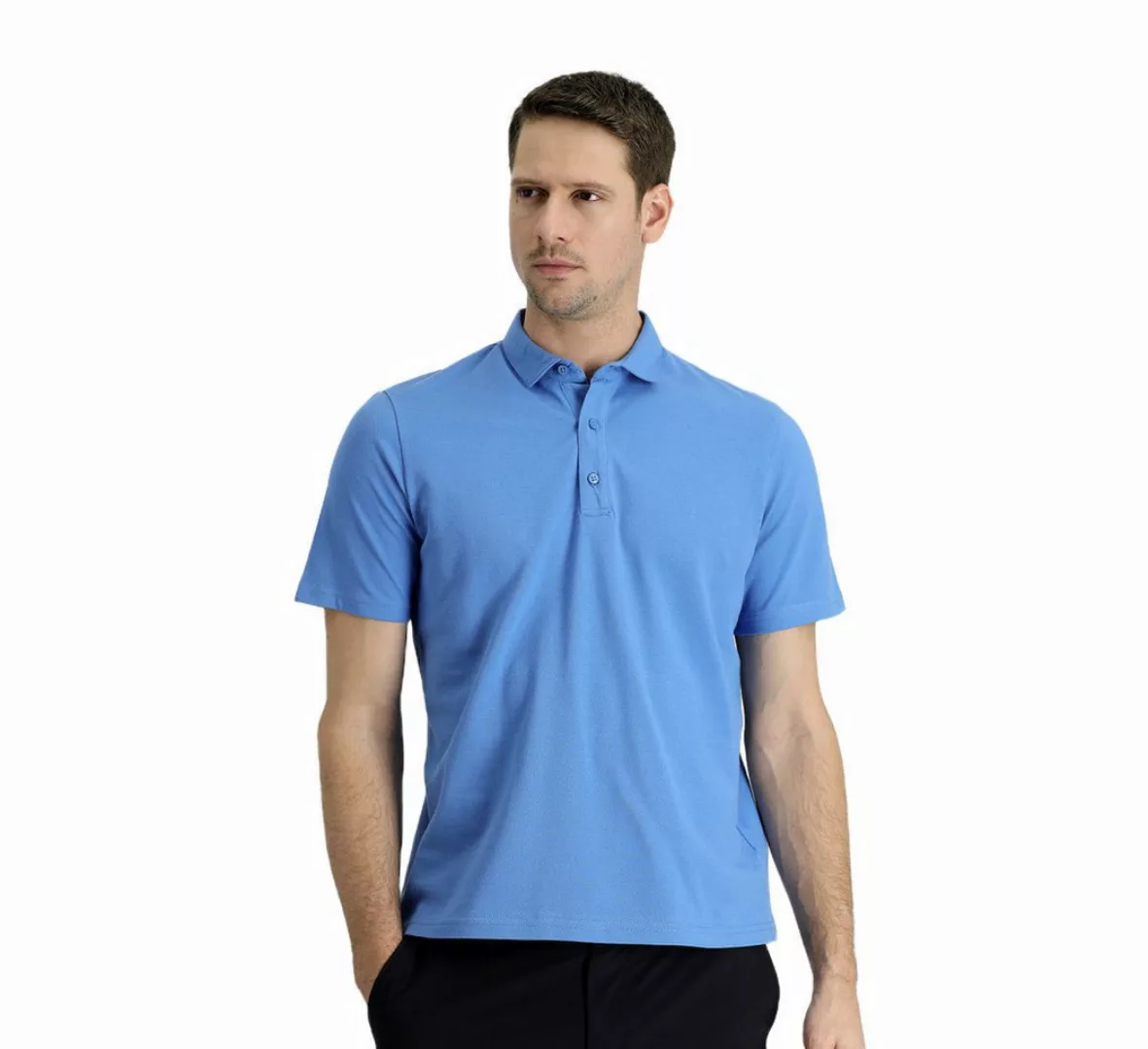 KIGILI Poloshirt Herren T-Shirts Polokragen Regular Fit, Kurzarm Business G günstig online kaufen