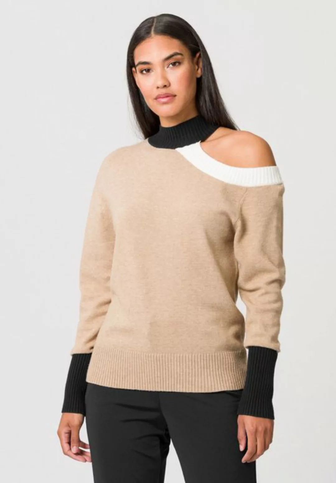 TUZZI Strickpullover mit One-Shoulder Cut-Out günstig online kaufen