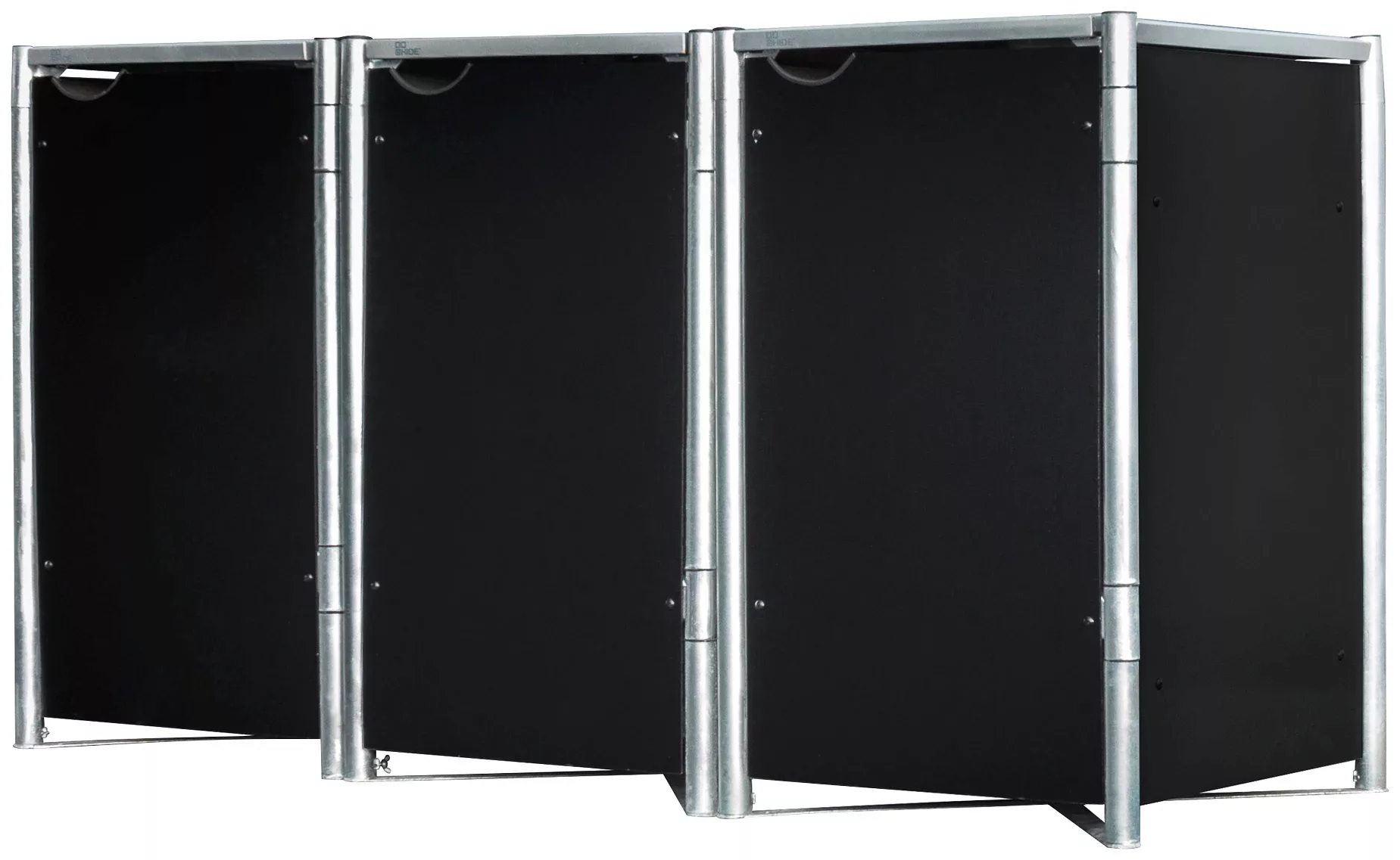 Hide Mülltonnenbox 3x 240 Liter schwarz B/H/T: ca. 209x115x81 cm günstig online kaufen