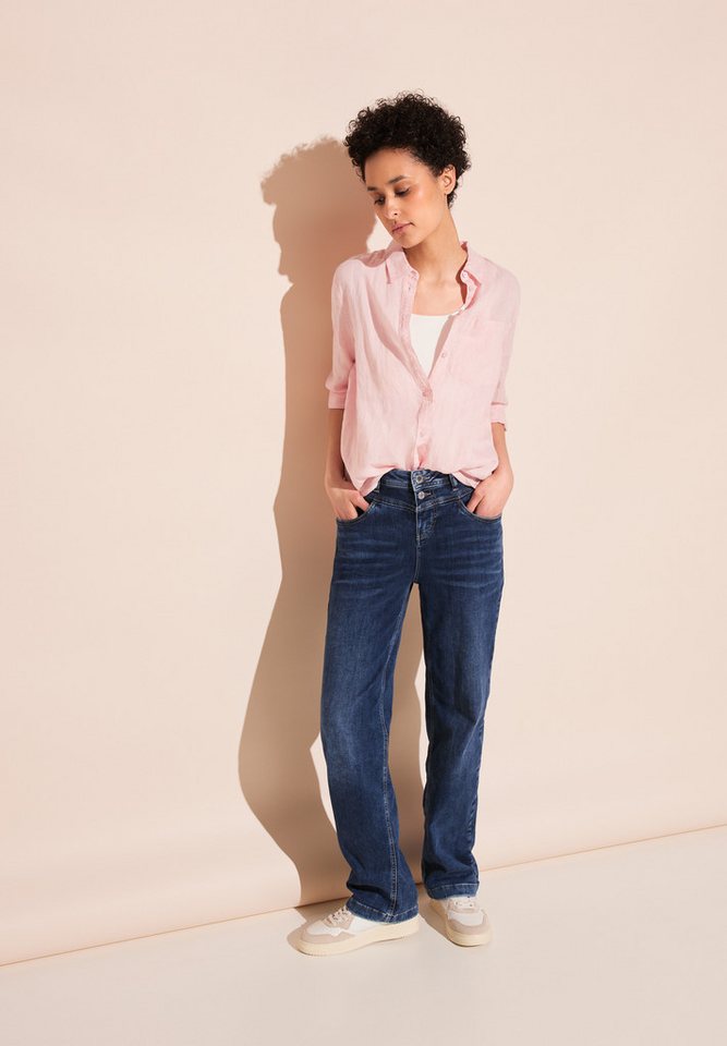 STREET ONE 5-Pocket-Jeans Wide Leg Jeans günstig online kaufen