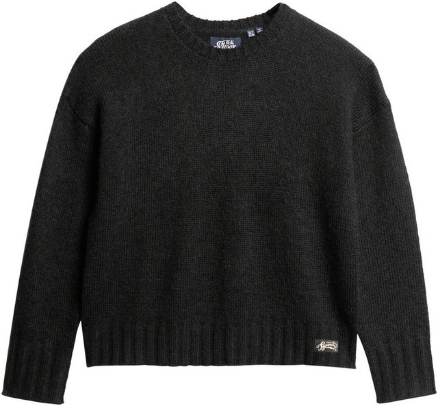 Superdry Strickpullover ESSENTIAL CREW NECK JUMPER günstig online kaufen