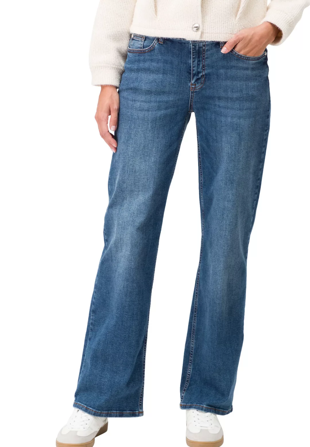 Zero Slim-fit-Jeans "zero Jeans Wide Leg Style WITNEY 32 Inch" günstig online kaufen