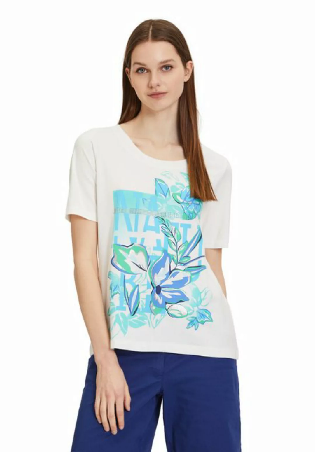 Betty Barclay Kurzarmshirt Betty Barclay Casual-Shirt mit Placement (1-tlg) günstig online kaufen