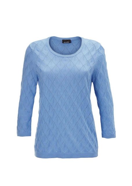 GOLDNER Strickpullover Gepflegter Ajour-Pullover mit femininen Durchbrüchen günstig online kaufen