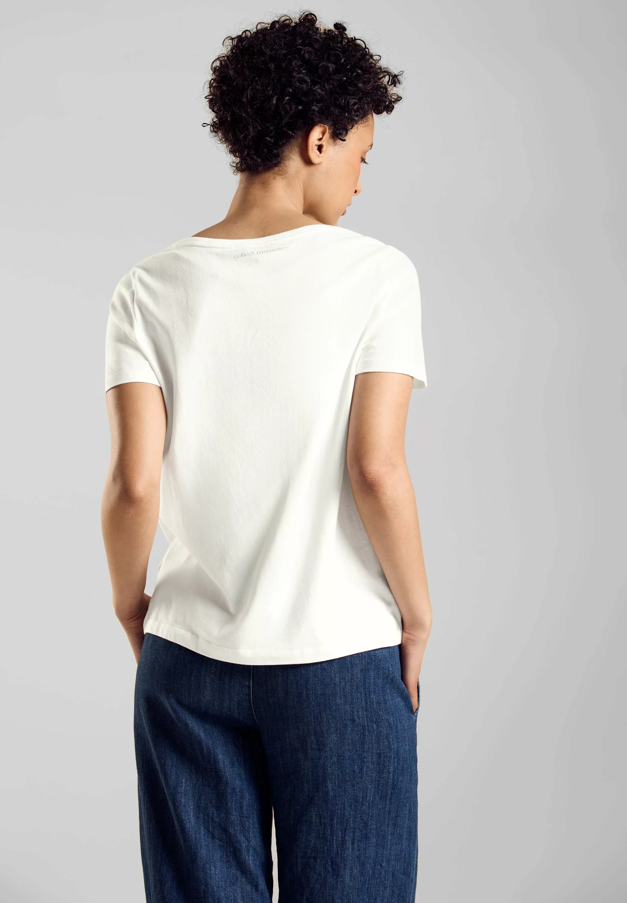 STREET ONE T-Shirt lady partprint shirt günstig online kaufen