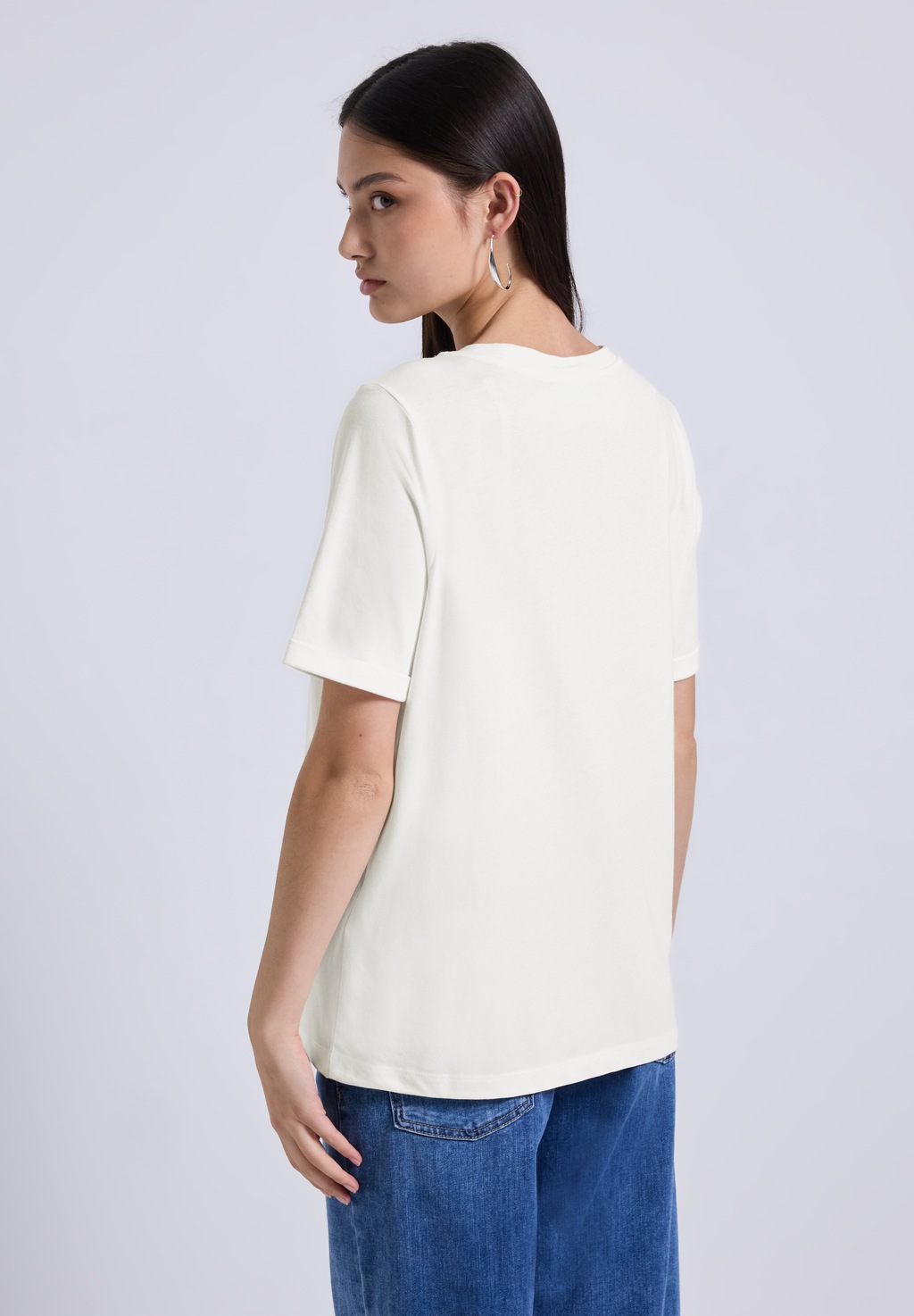 STREET ONE STUDIO T-Shirt, mit Rundhalsausschnitt günstig online kaufen