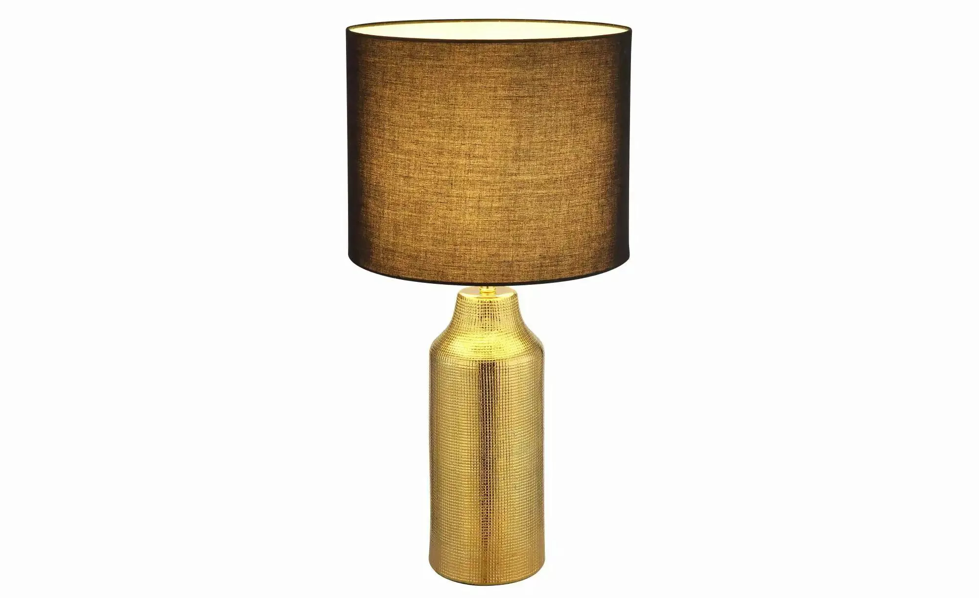 Globo Lighting Tischleuchte   ¦ gold ¦ Maße (cm): B: 30,5 H: 61  Ø: 30.5 La günstig online kaufen