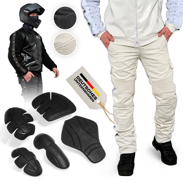 Venturas Motorradhose 100% Kevlar, inkl. 4 Schutzprotektoren günstig online kaufen