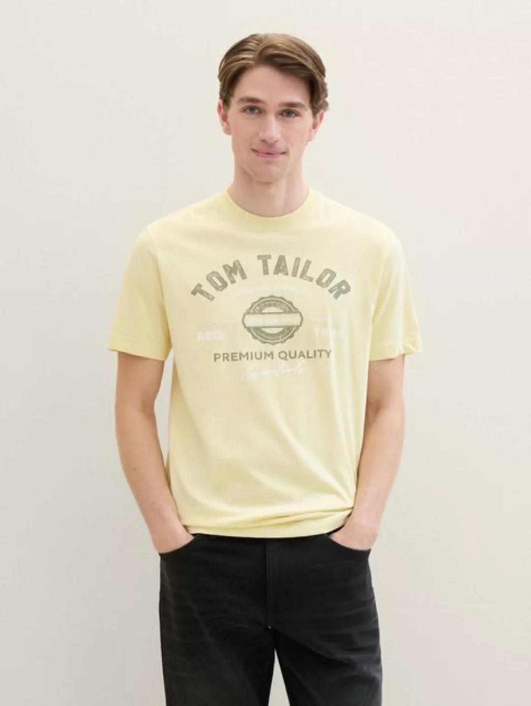 TOM TAILOR T-Shirt T-Shirt mit Logo Print günstig online kaufen