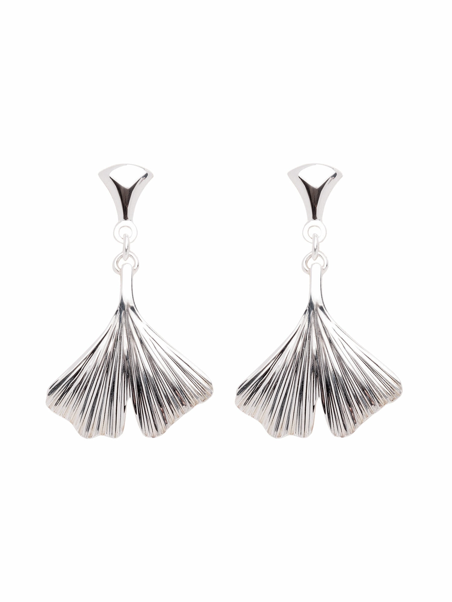 Adelia´s Paar Ohrhänger "1 Paar 925 Silber Ohrringe / Ohrhänger Ginkoblatt" günstig online kaufen