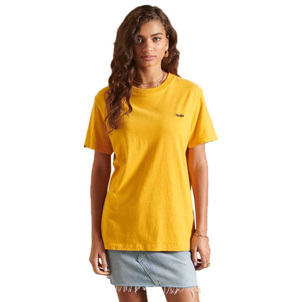 Superdry Loose Fit Vint Mcro Logo Emb T Kurzärmeliges T-shirt M Turmeric Ma günstig online kaufen