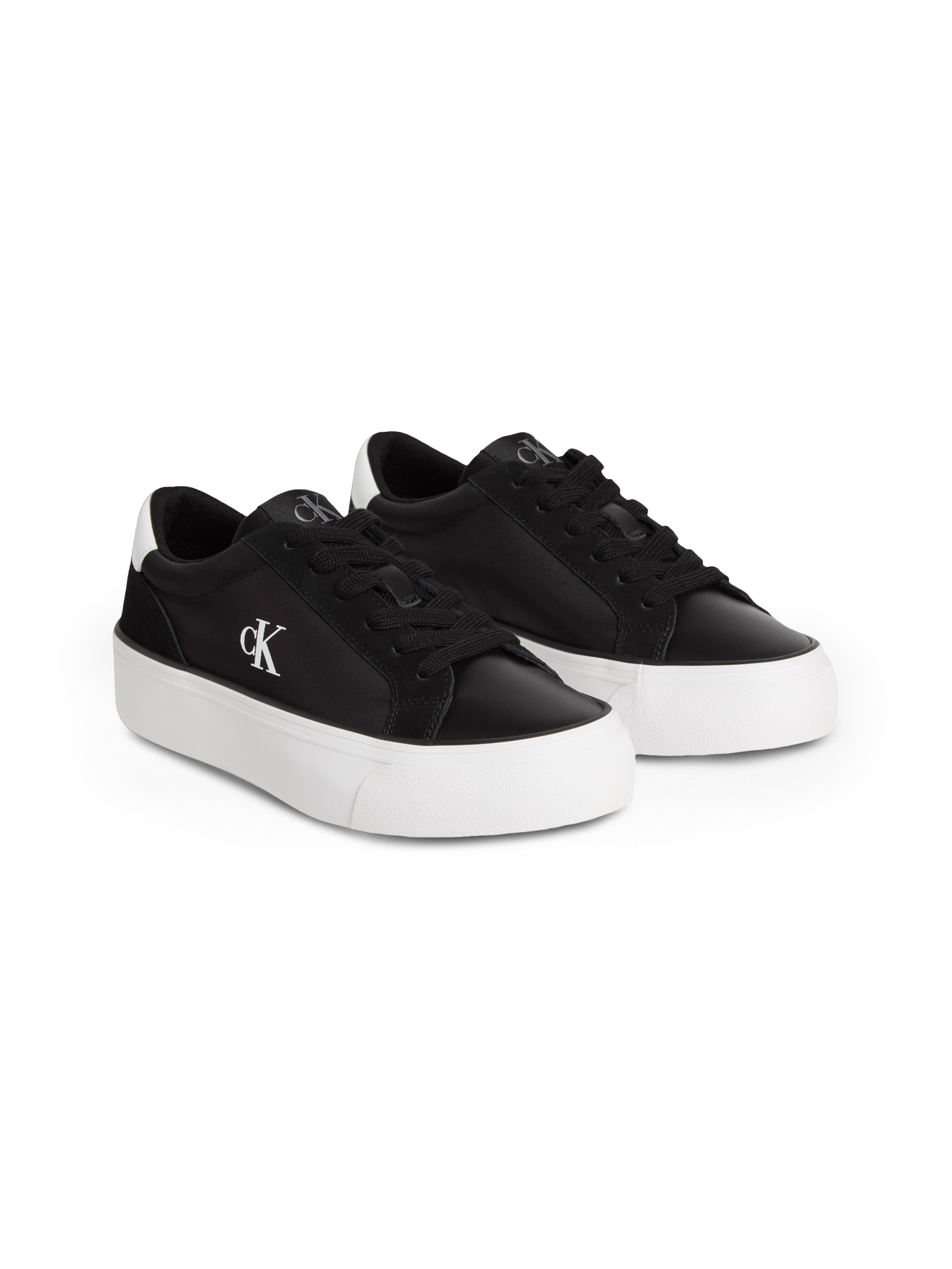 Calvin Klein Jeans Plateausneaker "VULC FLATFORM MG NYLON MIX", Schnürschuh günstig online kaufen