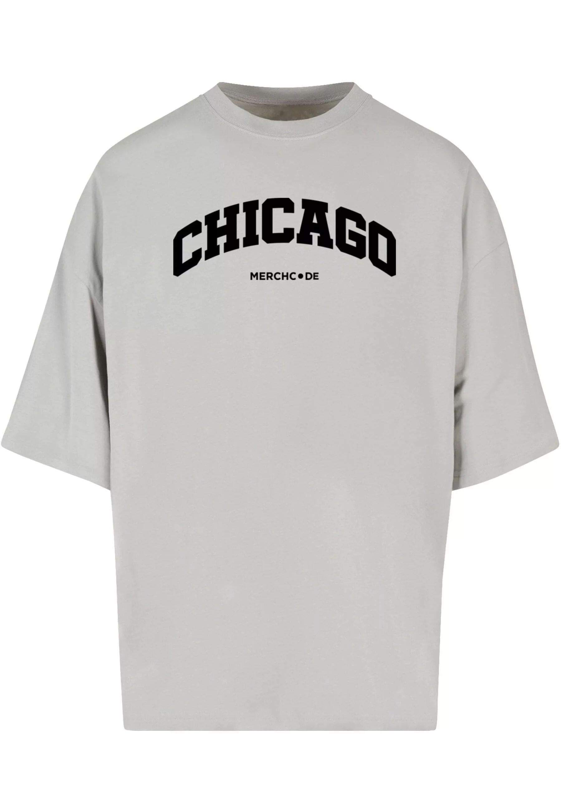 Merchcode T-Shirt "Merchcode Herren Chicago Wording - Huge Tee" günstig online kaufen