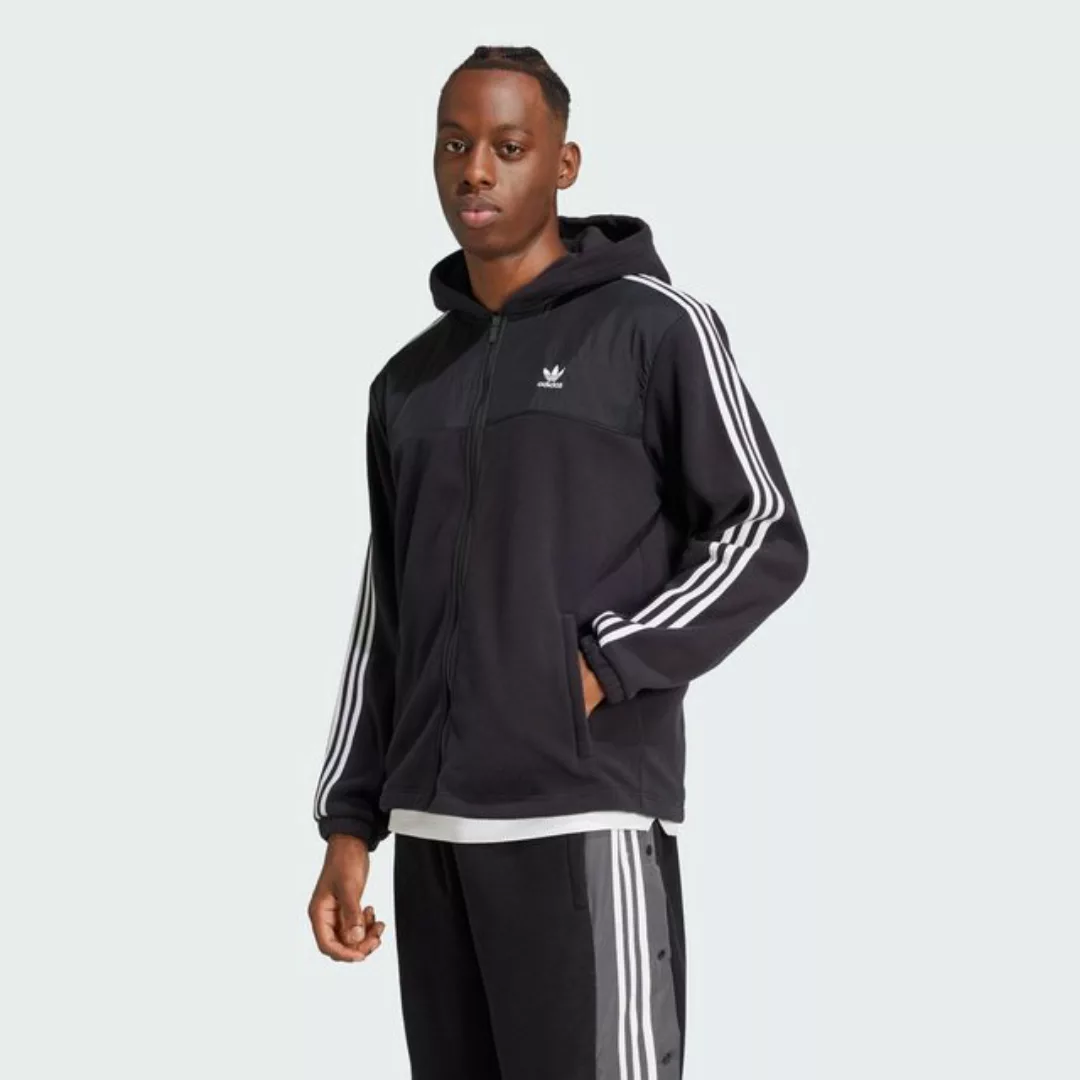 adidas Originals Hoodie ADICOLOR 3-STREIFEN TEDDY FLEECE KAPUZENJACKE günstig online kaufen