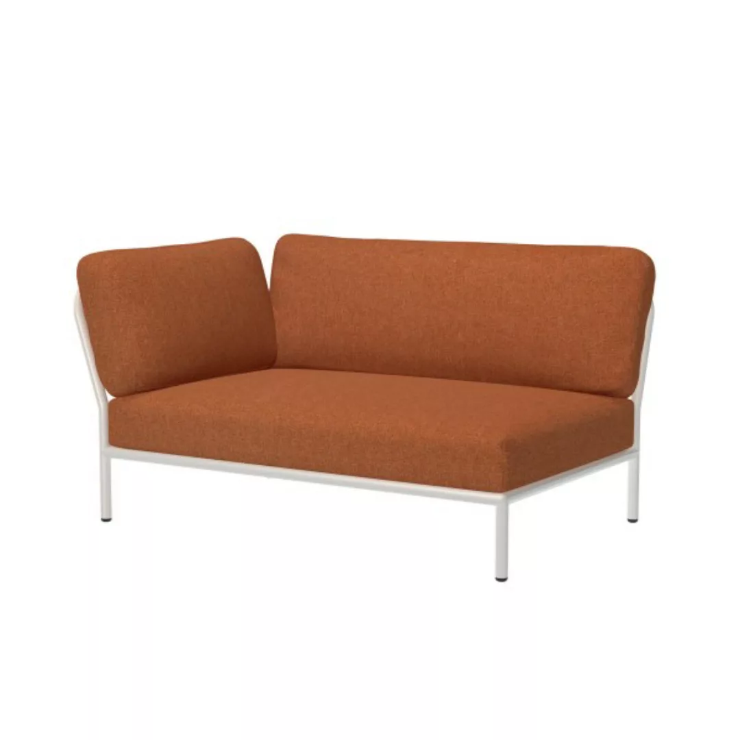 LEVEL Outdoor Sofa Lounge-Modul 2 Rost Weiß Links günstig online kaufen