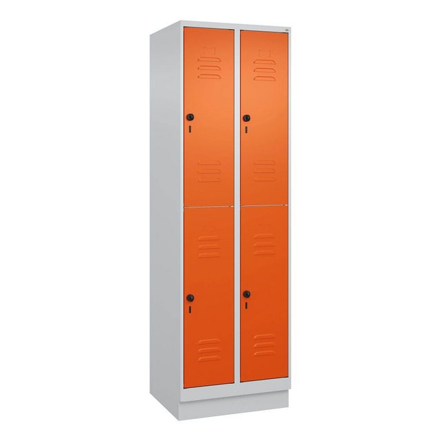 C+P Garderobenschrank Doppel-Garderobenschrank Classic Plus, Abteilbreite 3 günstig online kaufen