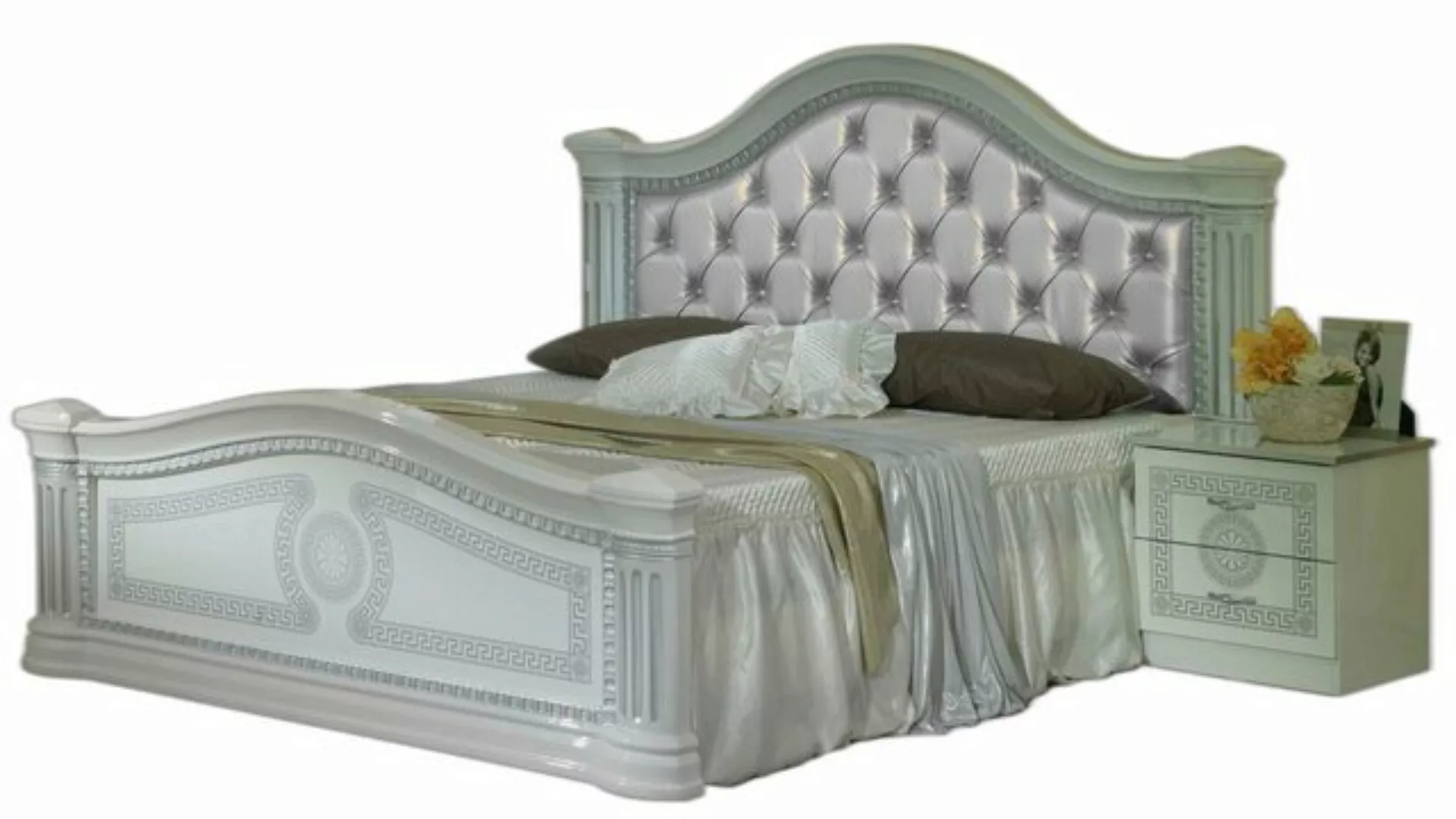 Xlmoebel Bett Designer Bett Schlafzimmer Betten Chesterfield Stoff Leder Ho günstig online kaufen