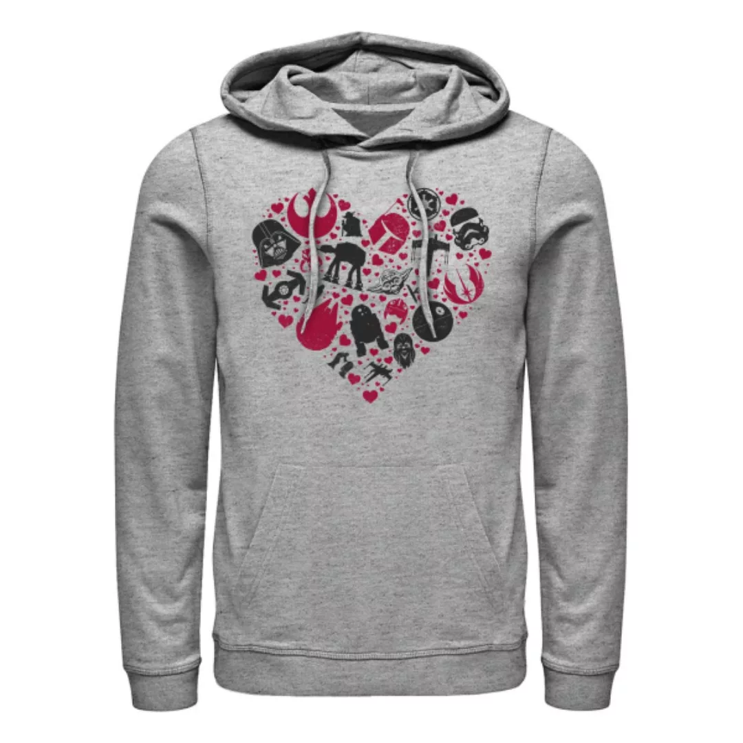 Star Wars - Gruppe Heart Icons - Unisex Hoodie günstig online kaufen