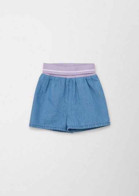s.Oliver Shorts Jeans-Shorts mit Elastikbund Stickerei günstig online kaufen