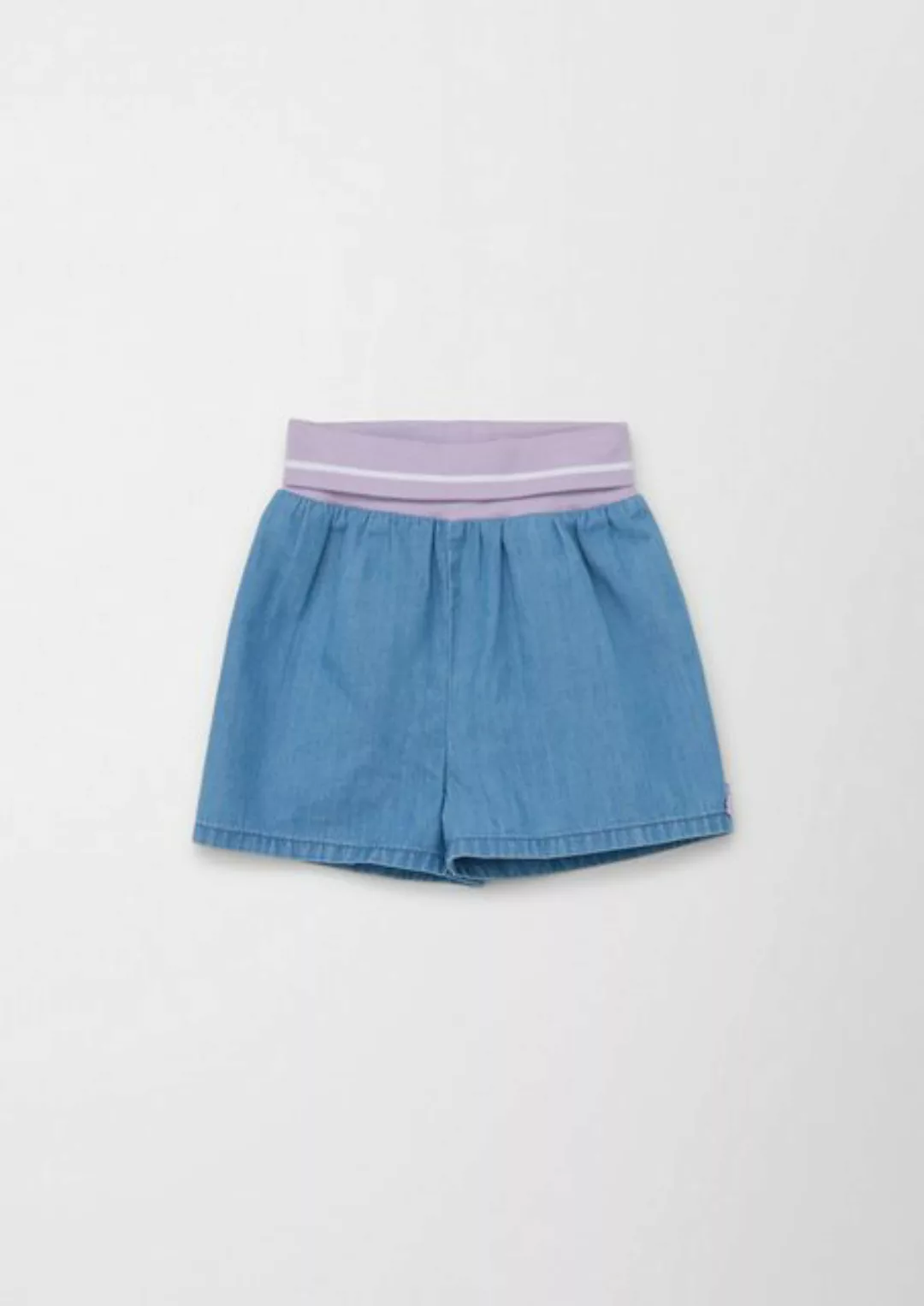 s.Oliver Shorts Jeans-Shorts mit Elastikbund Stickerei günstig online kaufen