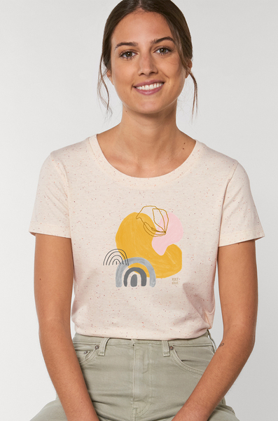 Reine Bio Baumwolle - T-shirt Tailliert / Happy Day günstig online kaufen