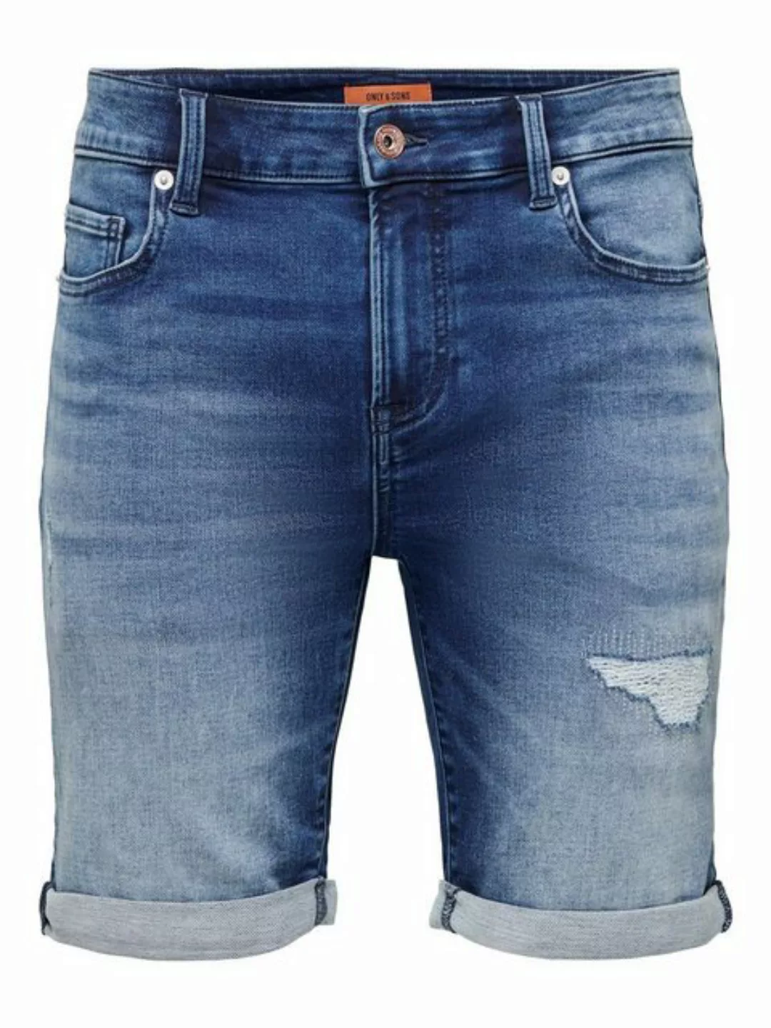 ONLY & SONS Jeansshorts ONSPLY DARK-MID BLUE DES JOG 5150 günstig online kaufen