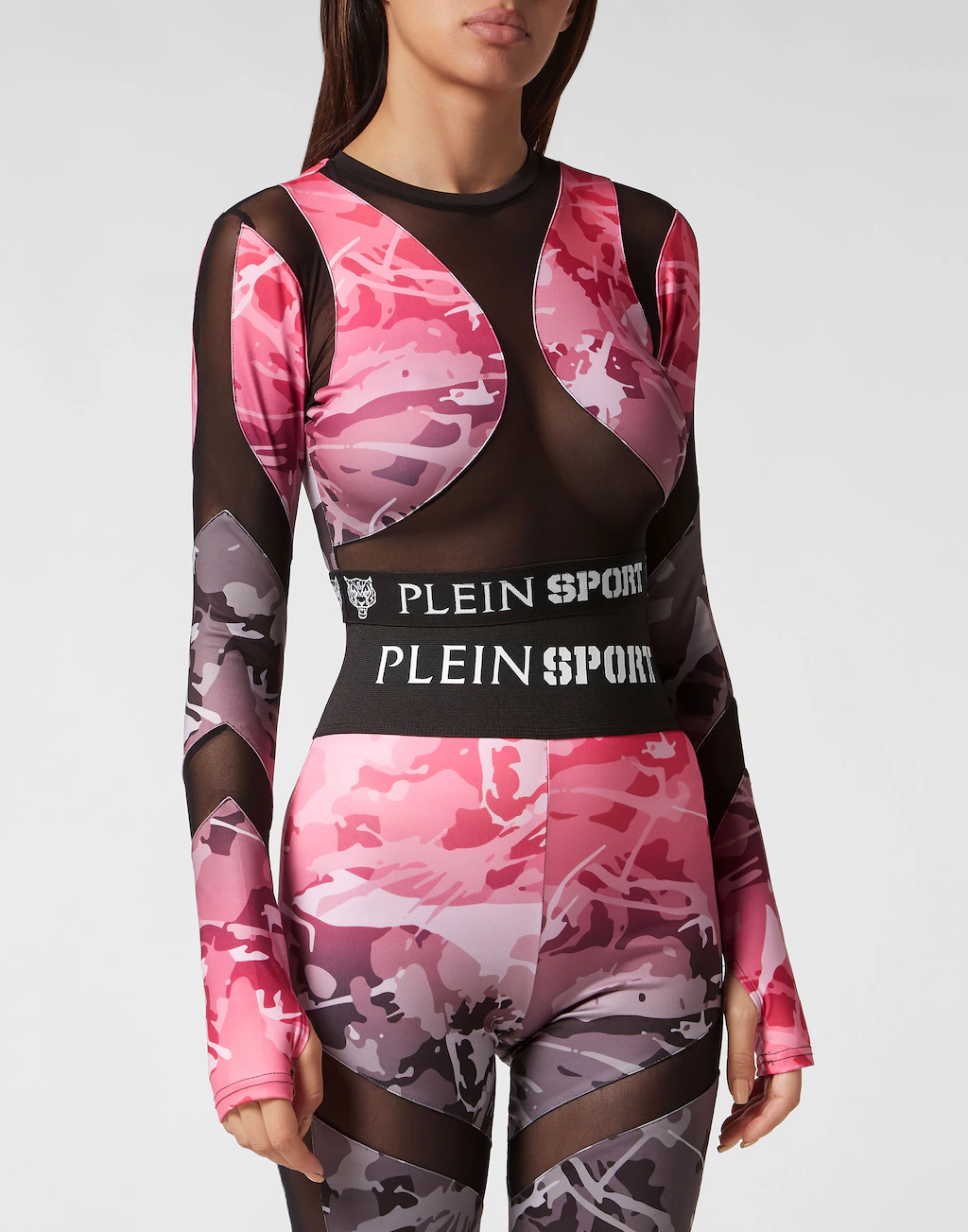 PLEIN SPORT Lauftop "Sport Top Camouflage" günstig online kaufen