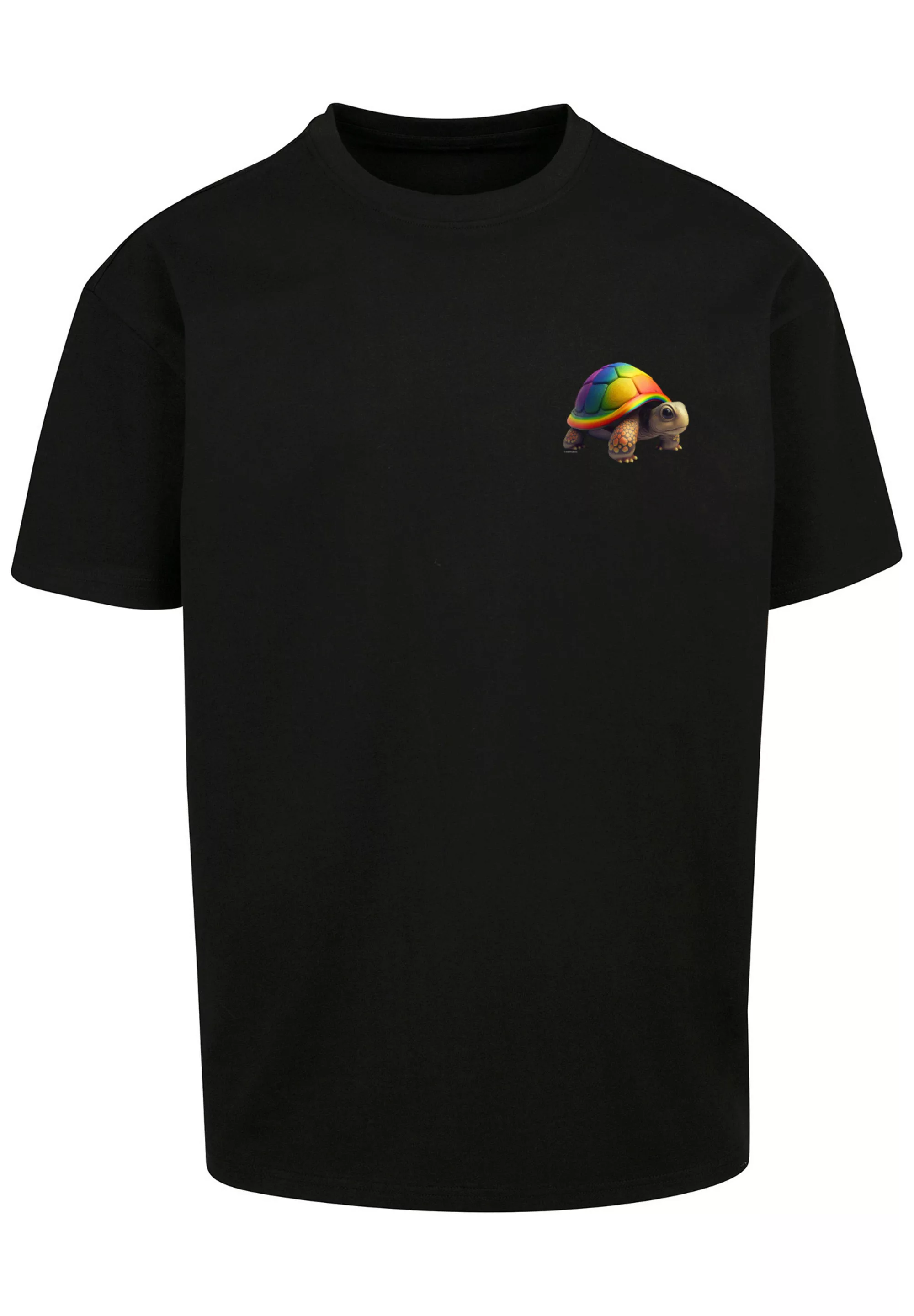 F4NT4STIC T-Shirt "Rainbow Turtle OVERSIZE TEE", Print günstig online kaufen