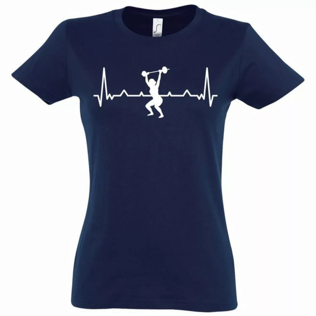 Youth Designz T-Shirt Heartbeat Fitness Damen Shirt mit trendigem Frontprin günstig online kaufen