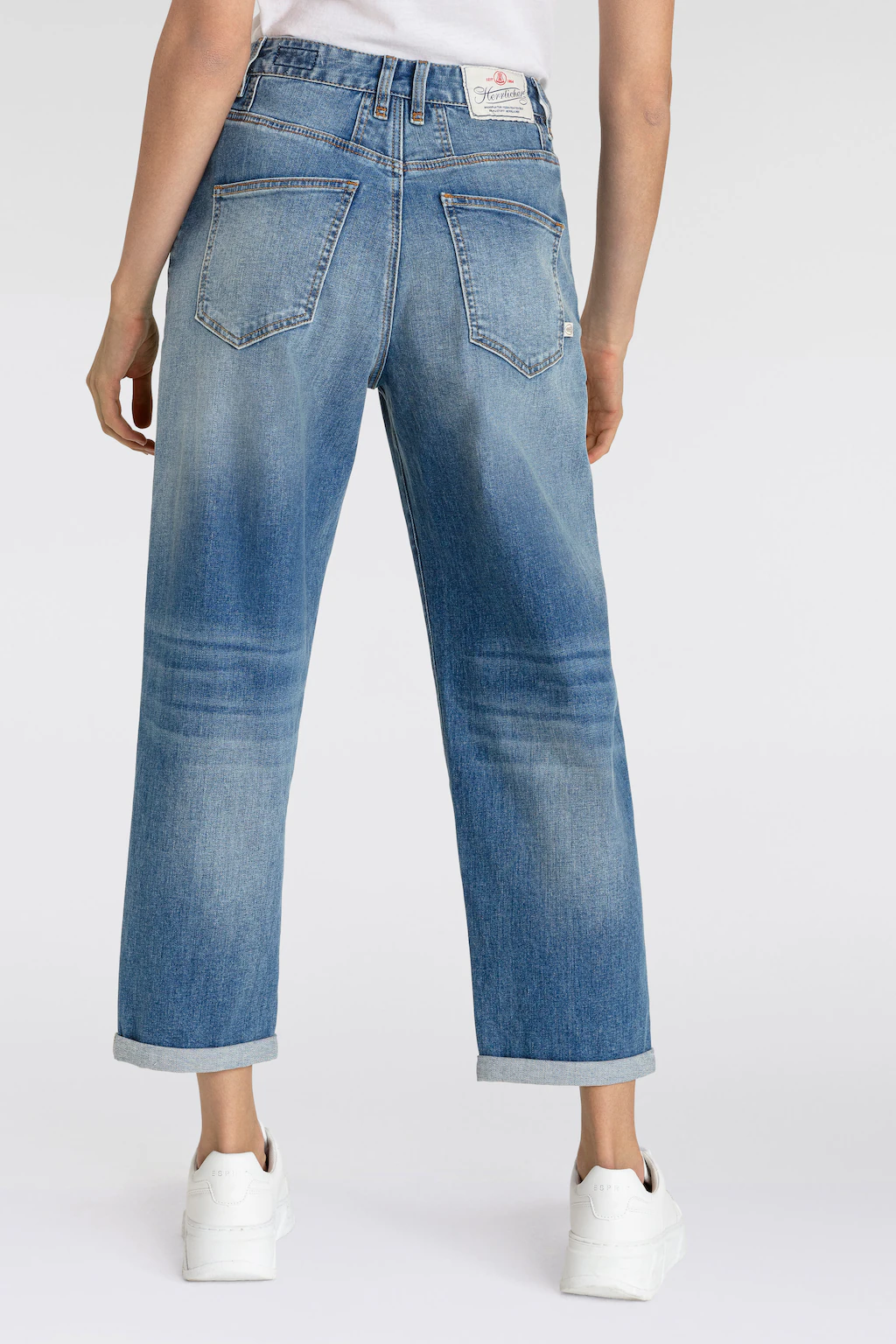 Herrlicher Loose-fit-Jeans "Brooke Organic Denim", in Cropped-Länge günstig online kaufen