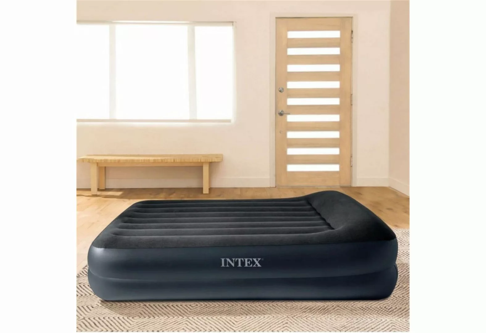 Intex Luftbett 64124ND INTEX 164124 - Luftbett Pillow Rest Raised Queen günstig online kaufen