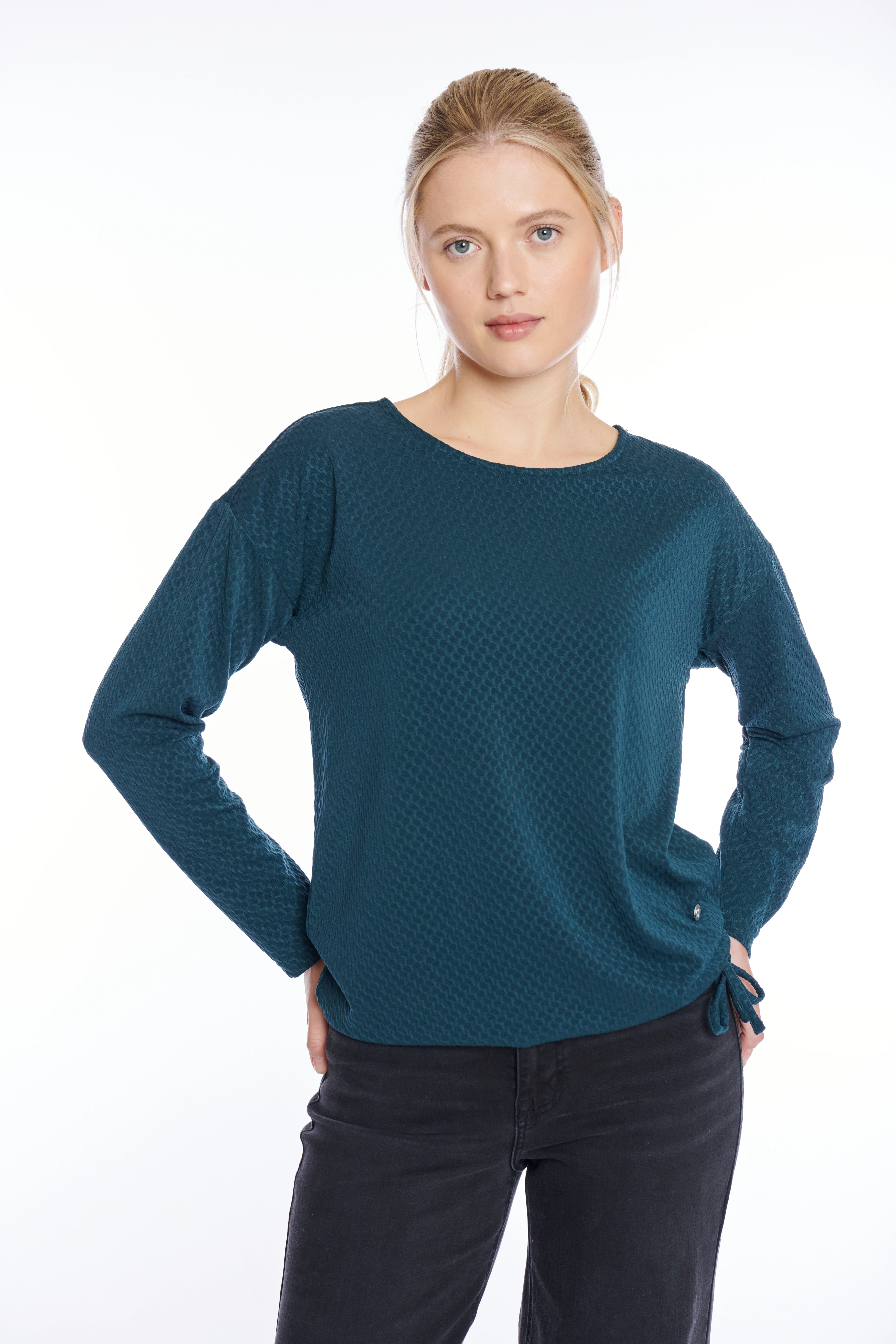 ZABAIONE Langarmshirt "Do44natella", aus Strukturware günstig online kaufen