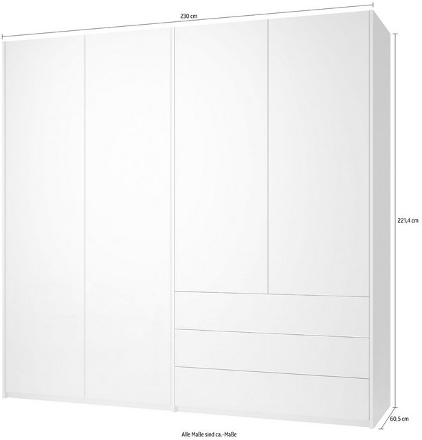 Müller SMALL LIVING Drehtürenschrank Modular Plus Variante 8 Inklusive 3 ge günstig online kaufen