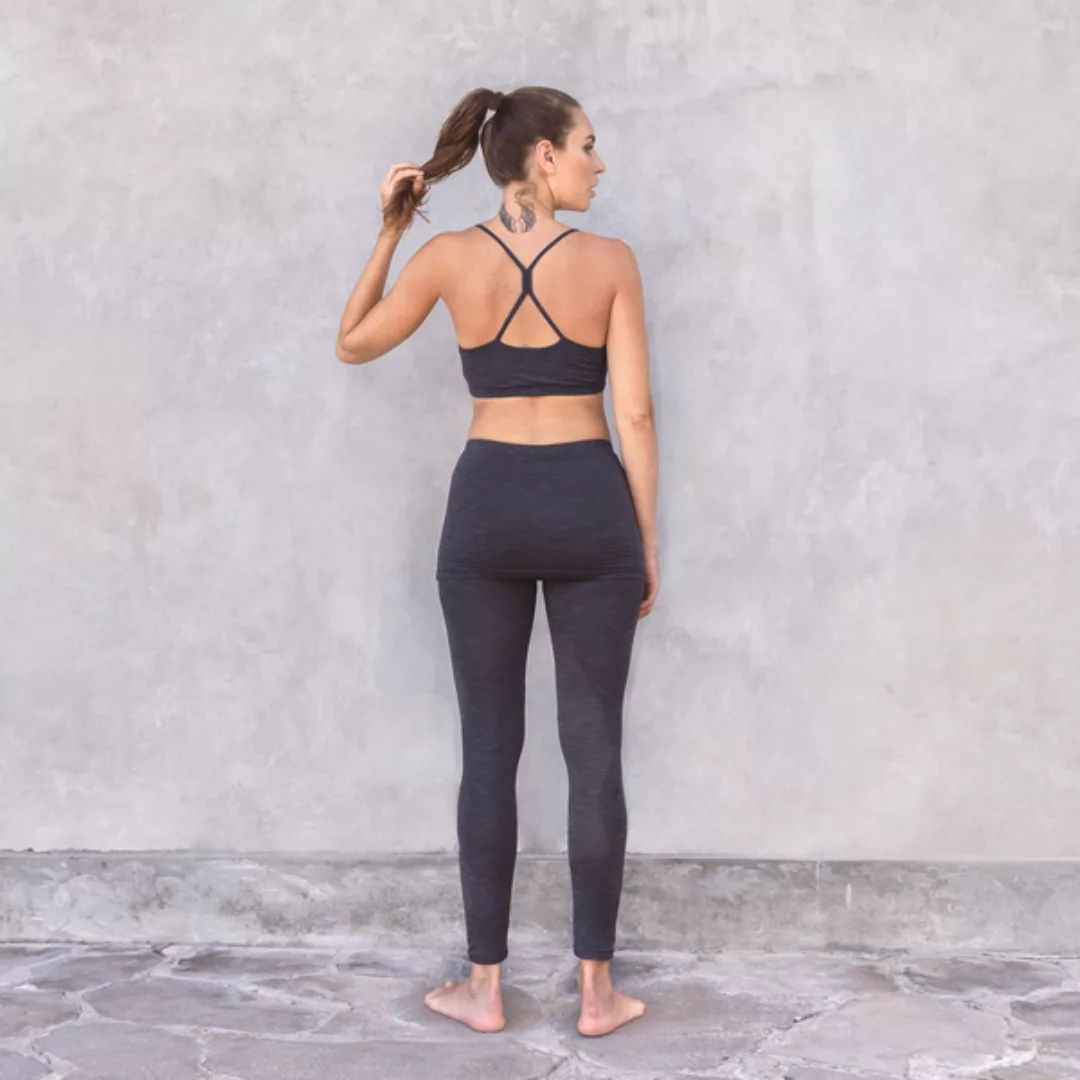 Alice Melange - Damen - Leggings Mit Kurzem Rock Für Yoga Aus Biobaumwolle günstig online kaufen