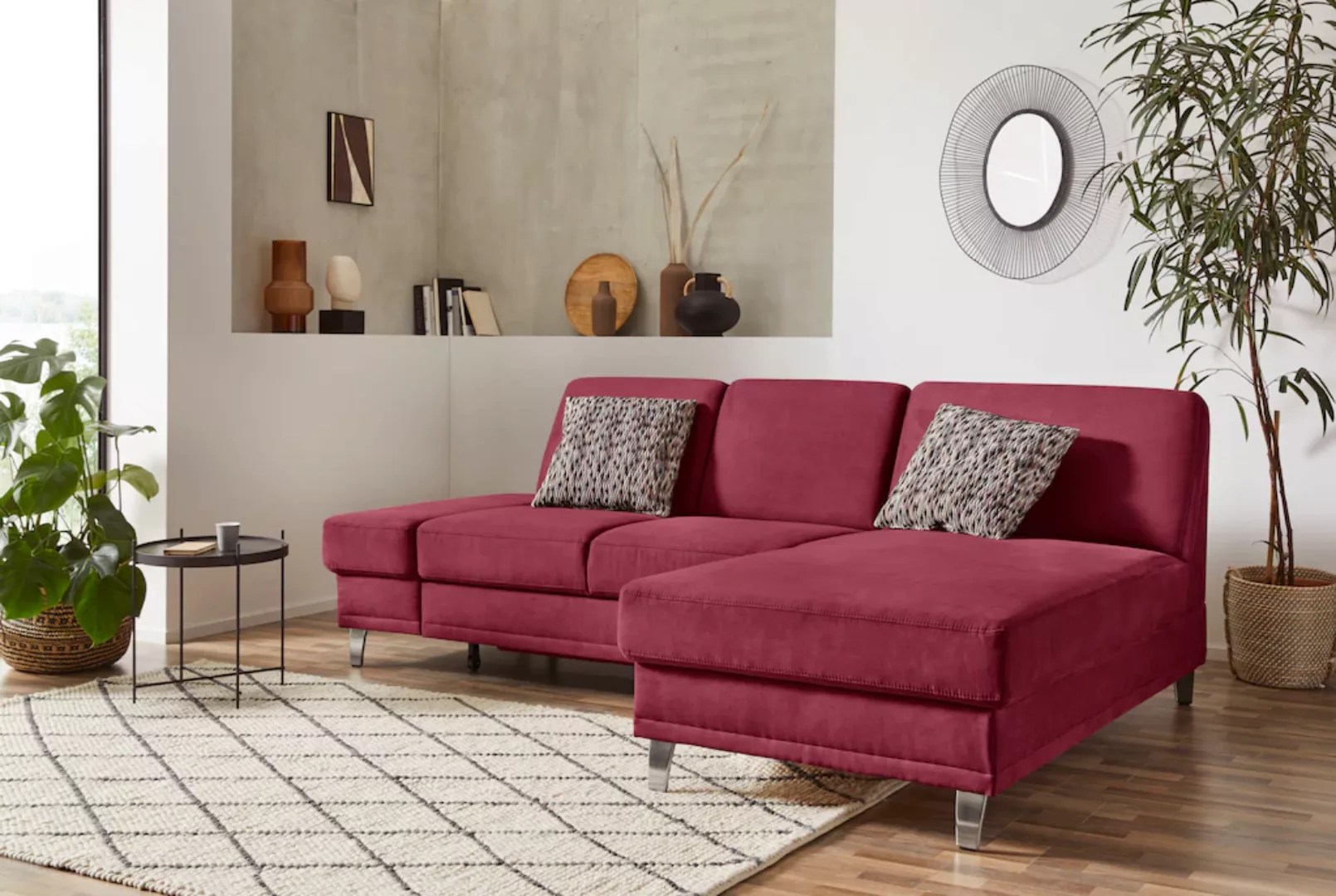 sit&more Ecksofa "Clio L-Form", wahlweise mit Bettfunktion oder Vorziehsitz günstig online kaufen