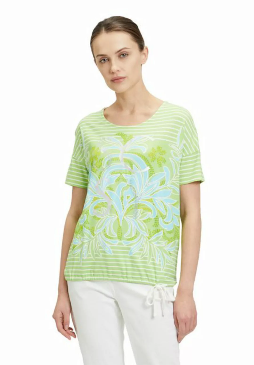 Betty Barclay Kurzarmshirt Betty Barclay Ringelshirt mit Blumenprint (1-tlg günstig online kaufen