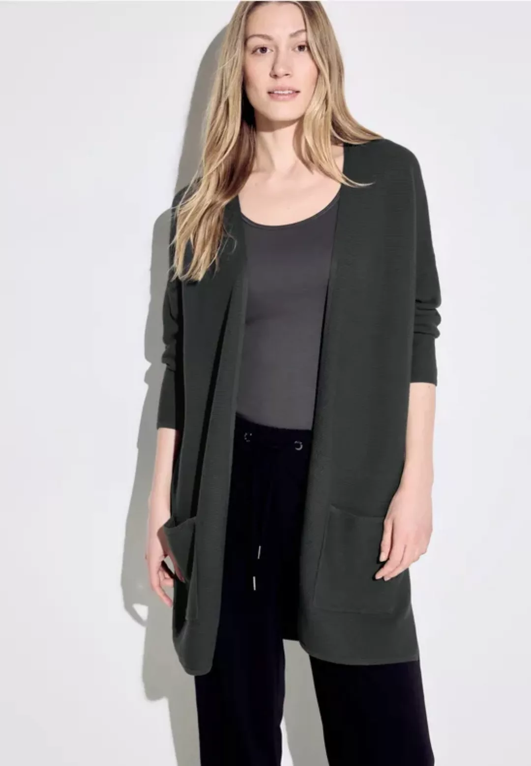 Cecil Longstrickjacke Cecil / Da.Strickjacke, Poncho / Long Structure Cardi günstig online kaufen