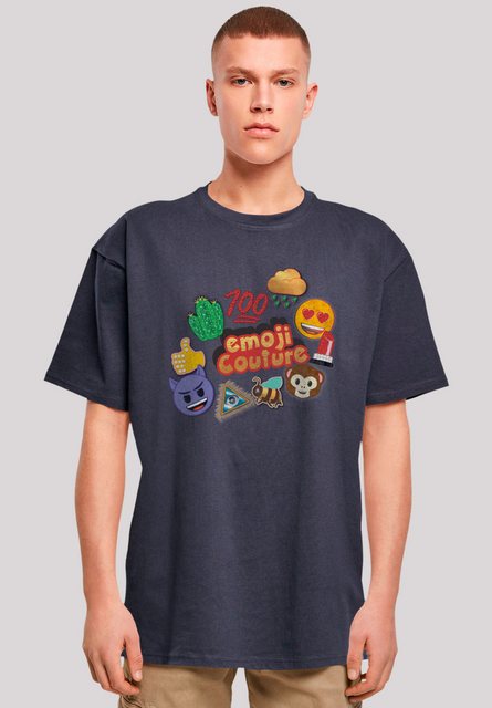 emoji couture T-Shirt gold logo stylish icons Premium Qualität günstig online kaufen