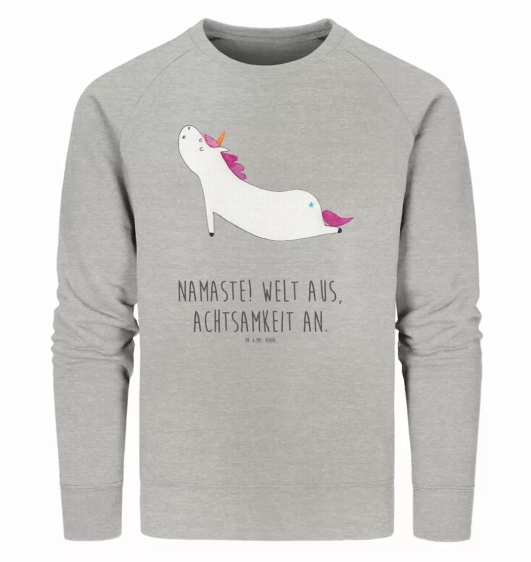 Mr. & Mrs. Panda Longpullover Größe XL Einhorn Yoga - Heather Grey - Gesche günstig online kaufen