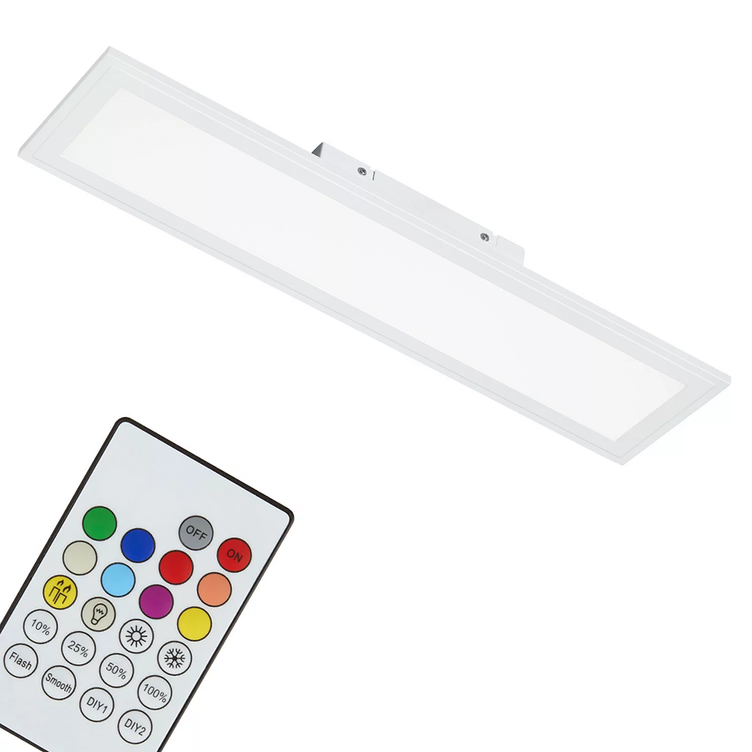 home24 LED-Deckenleuchte  Piatto günstig online kaufen