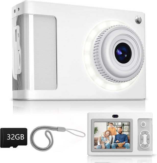 arnssien Kinderkamera (40 MP, 8x opt. Zoom, mit LED-Licht,1080P HD Video un günstig online kaufen