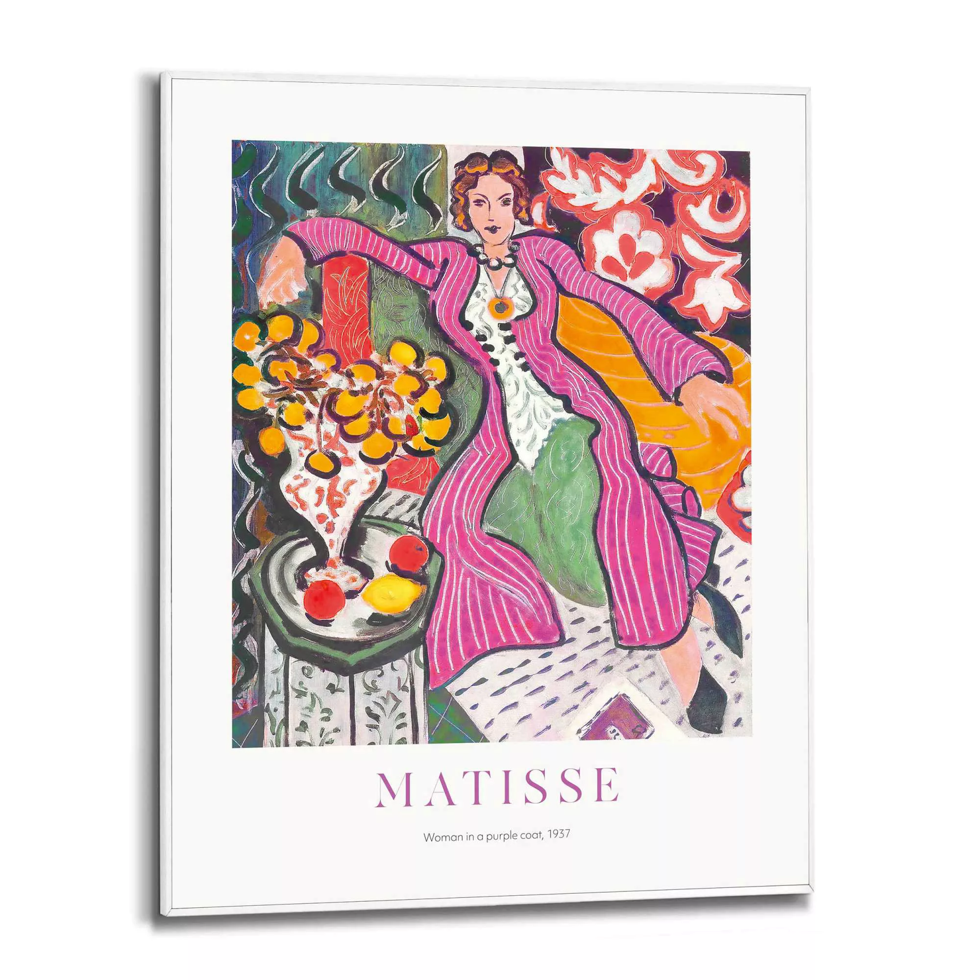 Reinders! Wandbild »Matisse - Frau im lila Mantel« günstig online kaufen