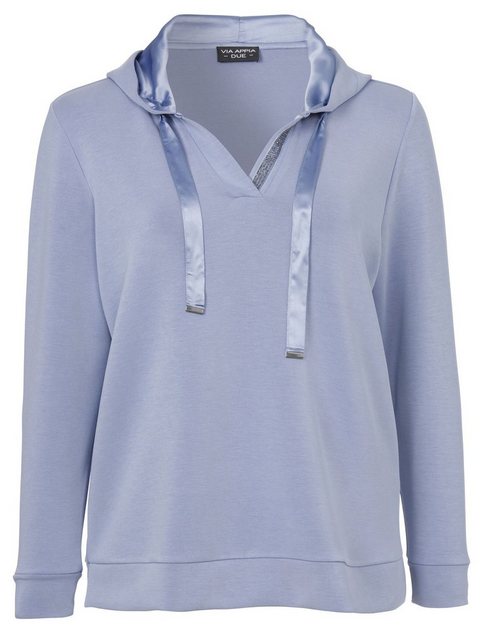 VIA APPIA DUE Sweatshirt Sportives Sweatshirt in unifarbenem Stil mit hochw günstig online kaufen