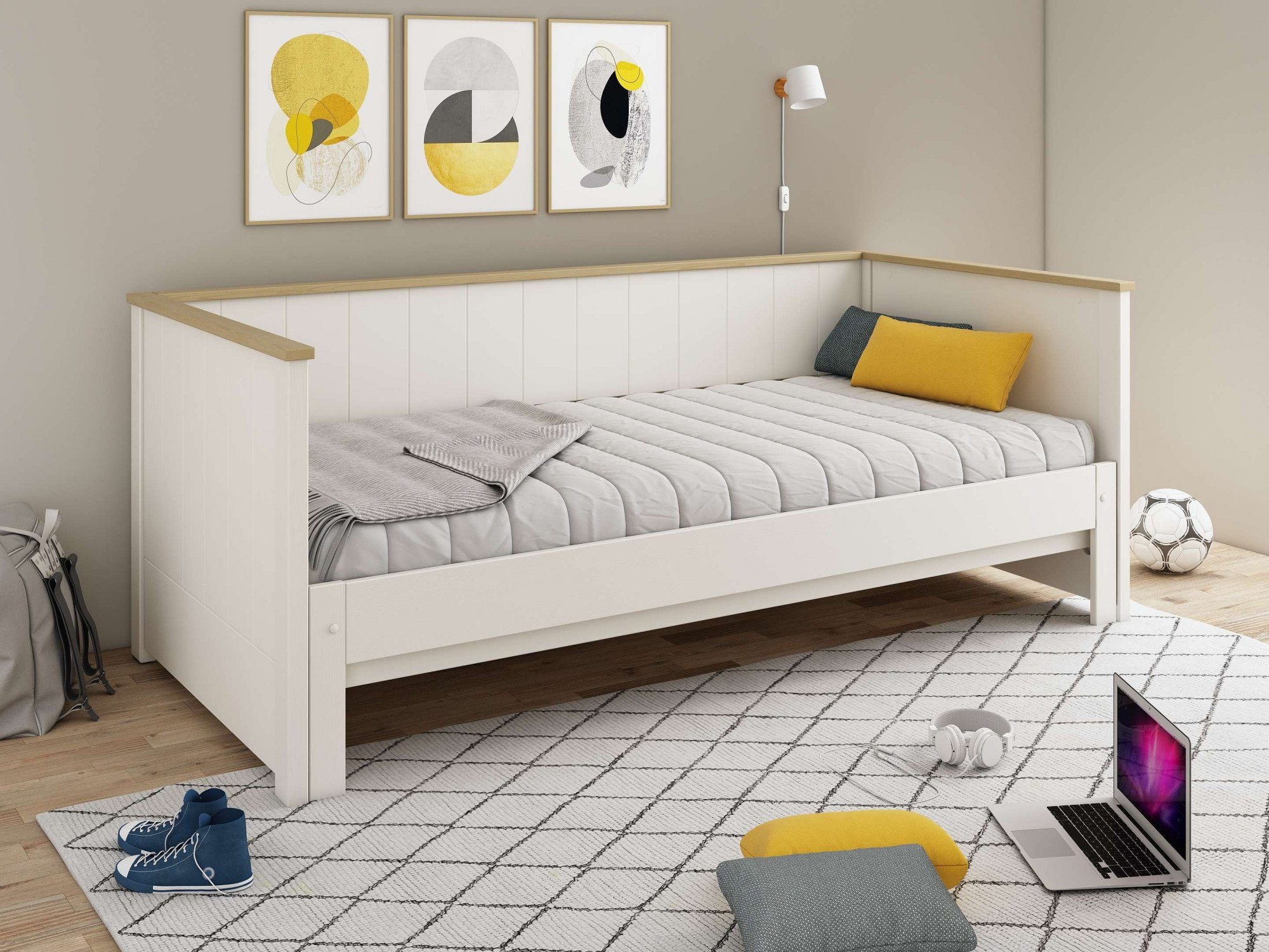 Home affaire Daybett ""REIGNY ", Kinderbett, Gästebett, zwei Schlafplätze", günstig online kaufen