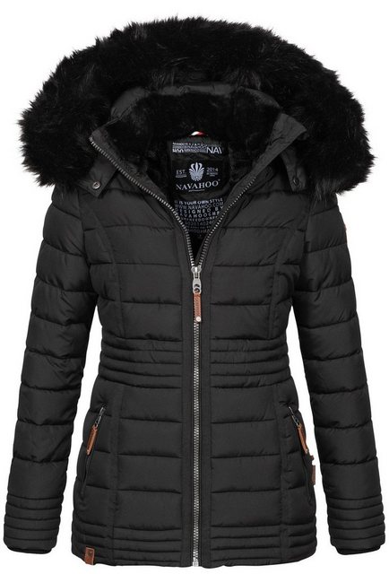 Navahoo Winterjacke Umay Pri mit kuschligem Teddyfell und abnehmbarer Kapuz günstig online kaufen