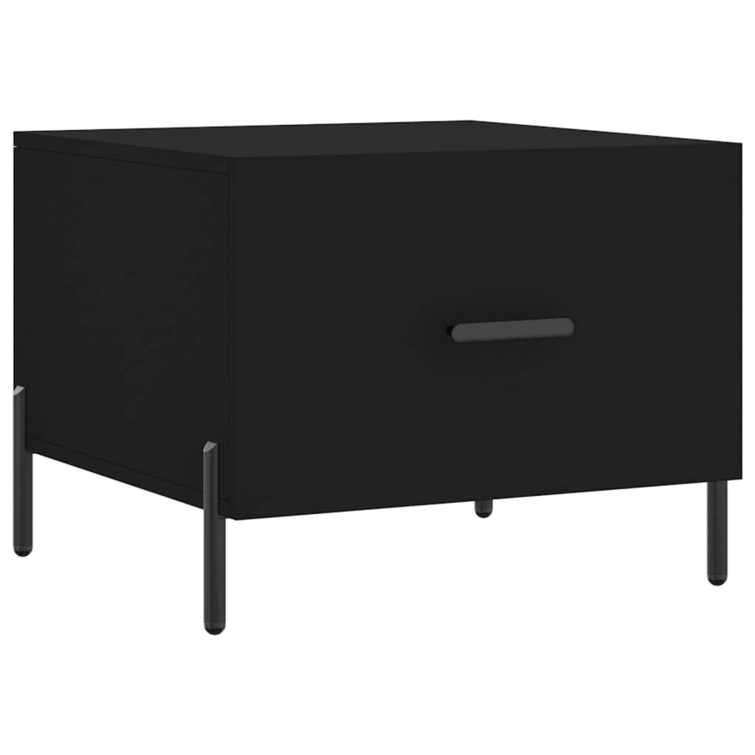 vidaXL Couchtisch Schwarz 50x50x40 cm Holzwerkstoff Modell 1 günstig online kaufen