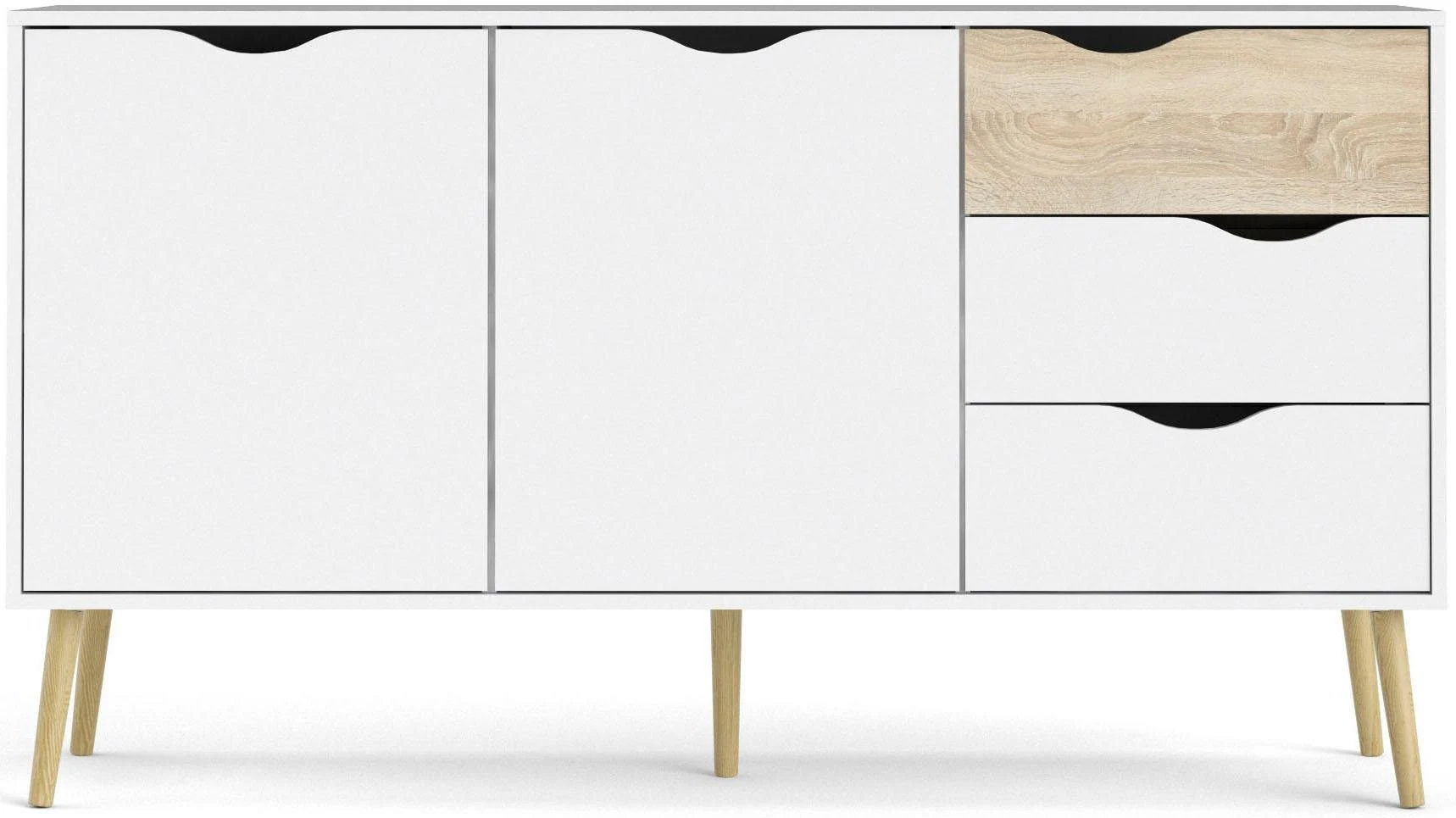 andas Sideboard "Oslo Aufbewahrung, Schubladenschrank, Sideboard,", mit 2 T günstig online kaufen