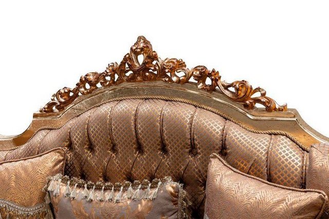 Xlmoebel Chesterfield-Sofa Luxuriöse klassische 3-Sitzer Textil-Wohnzimmerb günstig online kaufen