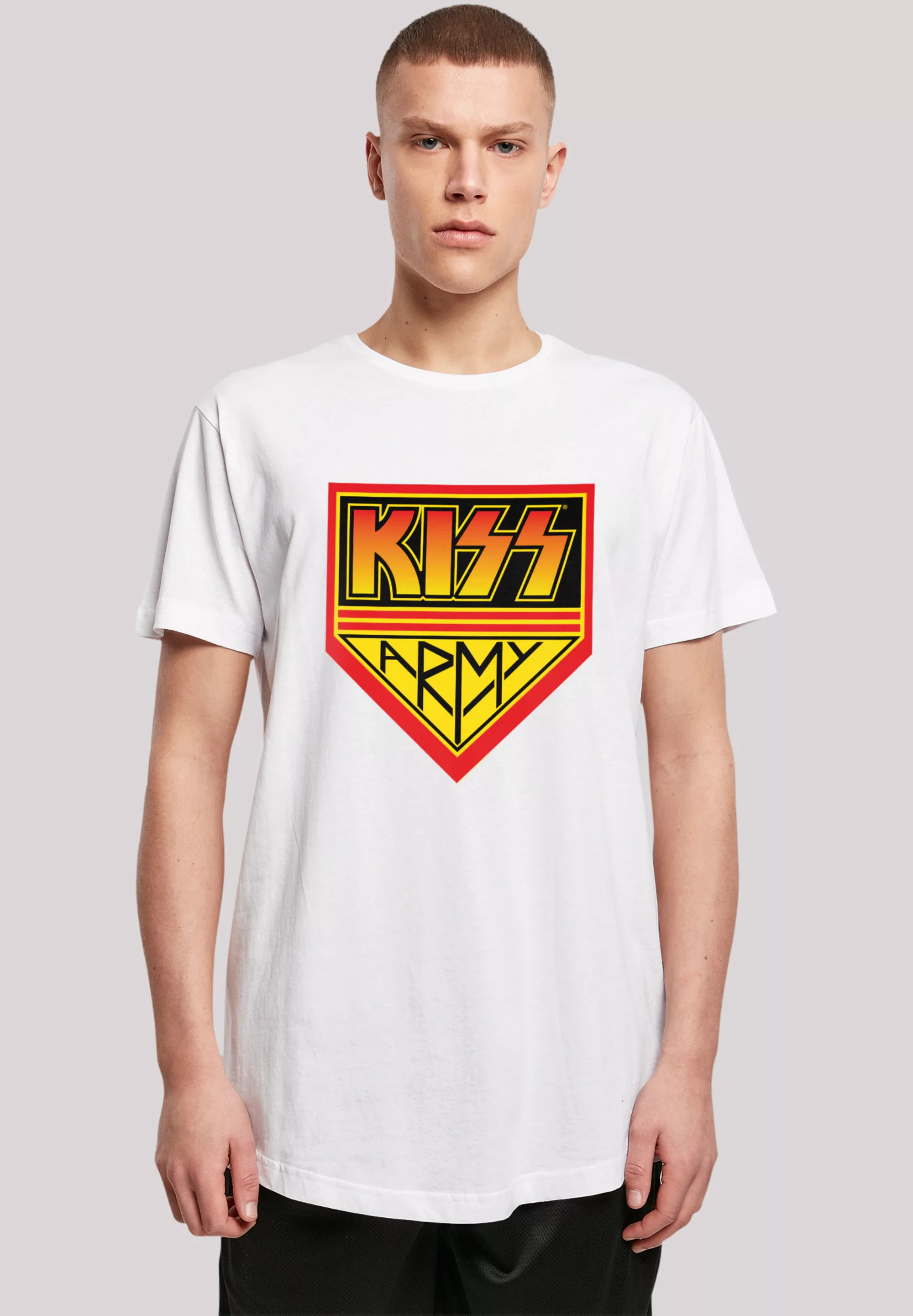 F4NT4STIC T-Shirt "Kiss Rock Band Army Logo", Premium Qualität, Musik, By R günstig online kaufen